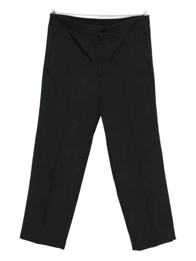 Gucci Pressed-crease Trousers In Gray