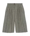 Gucci Prince Of Wales Check-patterned Houndstooth Skirt In Black