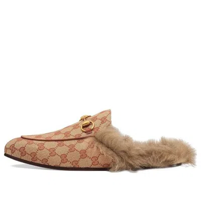 Gucci Princetown Gg Canvas Slipper In Multi