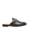 Gucci Princetown Horsebit-detailed Leather Slippers In Black