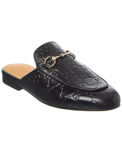 GUCCI GUCCI PRINCETOWN LEATHER SLIPPER