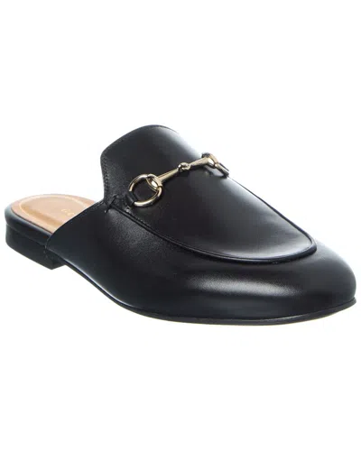 Gucci Princetown Leather Slipper In Black