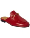 Gucci Princetown Slippers In Red