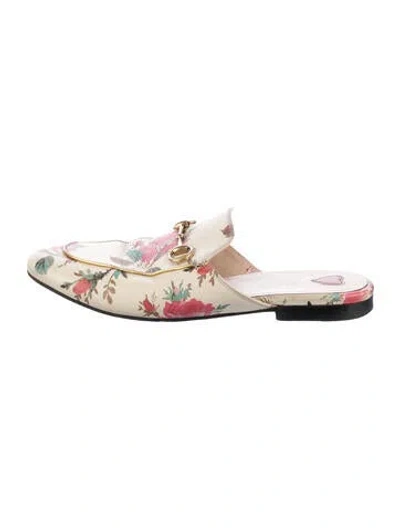 Pre-owned Gucci Princetown Mules Horsebit Accent Mules In Multi