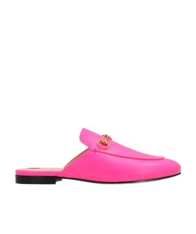 Gucci Princetown Muller Shoes In Pink