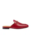Gucci Princetown Slippers In Red