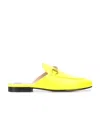 Gucci Princetown Muller Shoes In Yellow