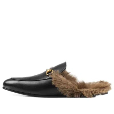 Gucci Princetown Series Wool Slipper Black