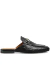 Gucci Princetown Leather Slipper In Black