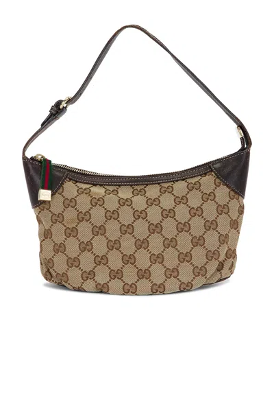 Pre-owned Gucci Princy Pochette Shoulder Bag In Brown