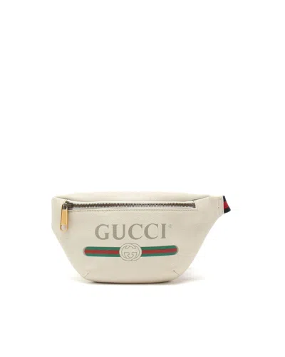 Gucci Print Belt Bag In White