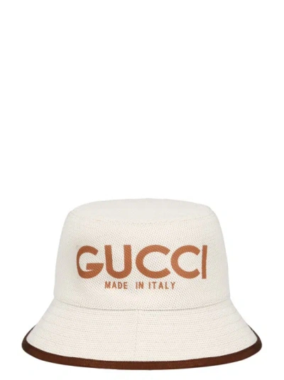 GUCCI GUCCI PRINT BUCKET HAT