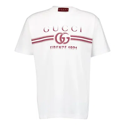 Gucci Print Cottin Jersey T-shirt 'white'