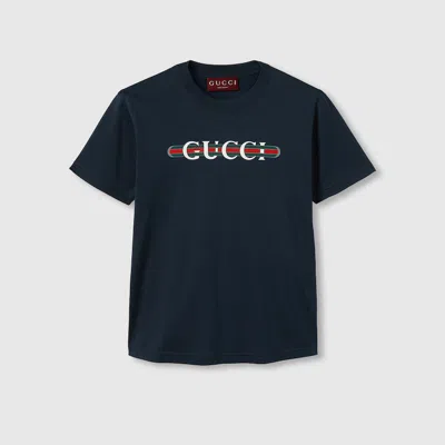 GUCCI GUCCI PRINTED COTTON JERSEY T-SHIRT