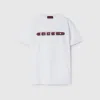 Gucci Printed Cotton Jersey T-shirt In White