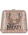Gucci Print Leather 1955 Horsebit Liberty London Floral Tote (authentic Pre-  Loved) In Multi
