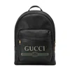 GUCCI GUCCI PRINT LEATHER BACKPACK