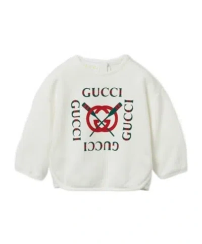 Gucci Print Sweater In White