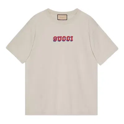 Gucci Print T-shirt 'ivory'