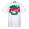 Gucci Print With Round Neck And Short Sleeves Unisex White In White