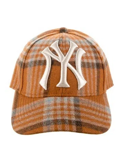 Pre-owned Gucci Printed Baseball Cap In Brown