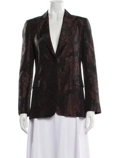 Pre-owned Gucci Printed Blazer In Multi