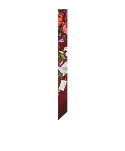 Gucci Printed Bow Tie In Red