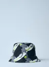 Gucci Men Printed Bucket Hat In Black