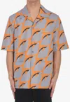 Gucci Printed Buttoned Shirt In Multi