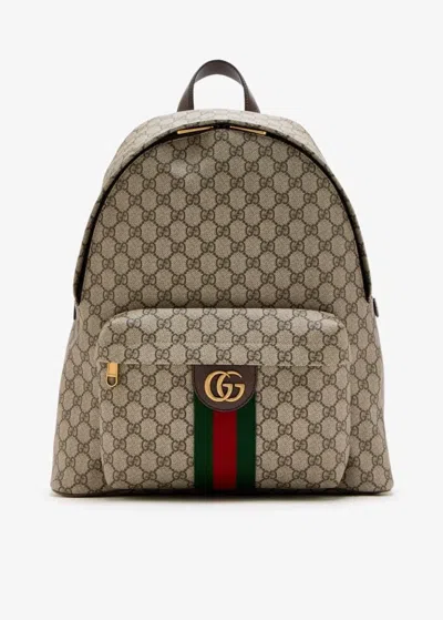 Gucci Printed Canvas Medium Ophidia Backpack