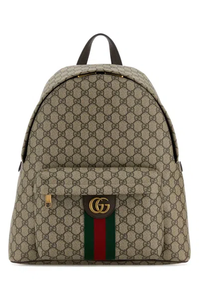 Gucci Printed Canvas Medium Ophidia Backpack 36.5 Cm X 41 Cm X 18 Cm
