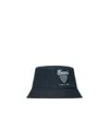 Gucci Printed Cotton Canvas Bucket Hat In Dark Blue