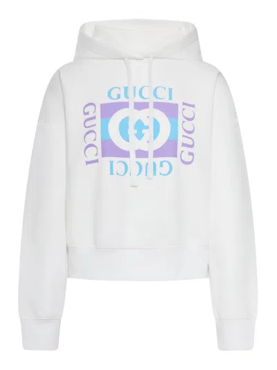 GUCCI PRINTED COTTON HOODIE
