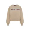 Gucci Printed Cotton Jersey Sweatshirt In Neutral