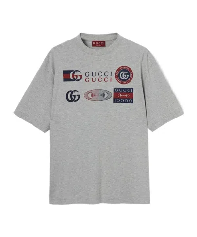 GUCCI PRINTED COTTON JERSEY T-SHIRT