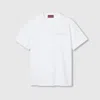 Gucci Printed Cotton Jersey T-shirt In White