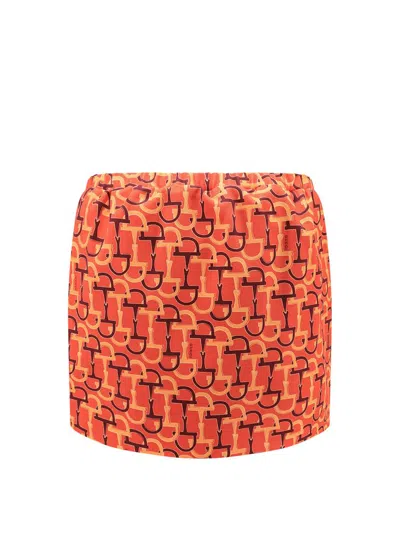 Gucci Printed Cotton Mini Skirt