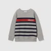 Gucci Printed Cotton Sweatshirt In Grey