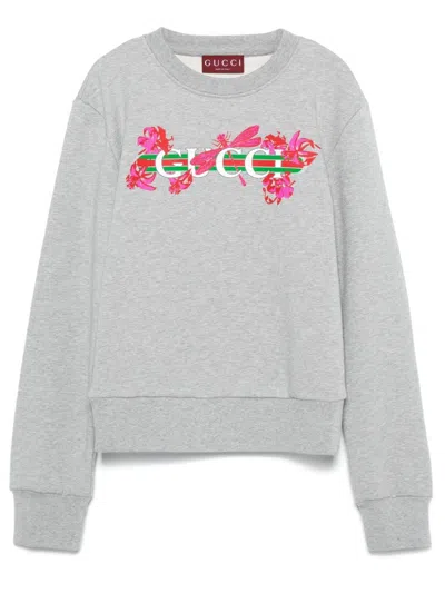 GUCCI PRINTED COTTON SWEATSHIRT