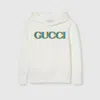 Gucci Printed Cotton Sweatshirt In White