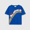 Gucci Printed Cotton T-shirt In Multi
