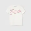 Gucci Printed Cotton T-shirt In White
