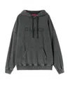 Gucci Printed Double-layer Knit Sweatshirt In Gray