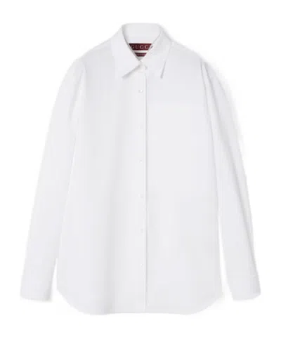 GUCCI GUCCI COLLARED LONG-SLEEVE SHIRT