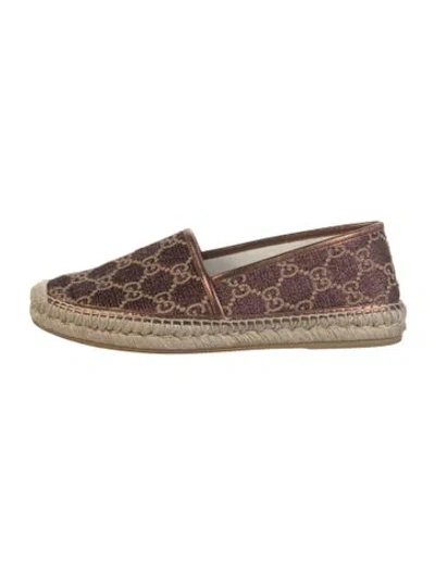 Pre-owned Gucci Printed Espadrilles