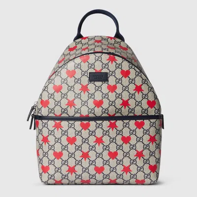 Gucci Kids' Printed Gg Backpack In Multi