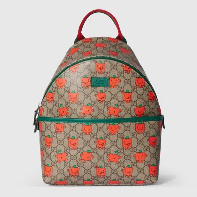 Gucci Kids' Printed Gg Backpack In Multi