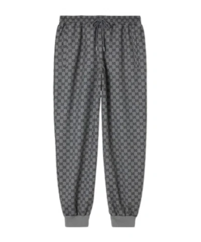 GUCCI GUCCI MONOGRAMMED JOGGING PANTS