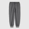Gucci Printed Gg Neoprene Jogging Pant In Grey