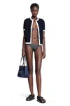 Gucci Printed Gg Stretch Jersey Bikini In Blue
